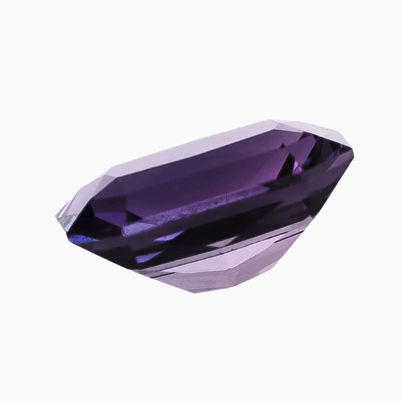 Natural purple sapphire gemstone