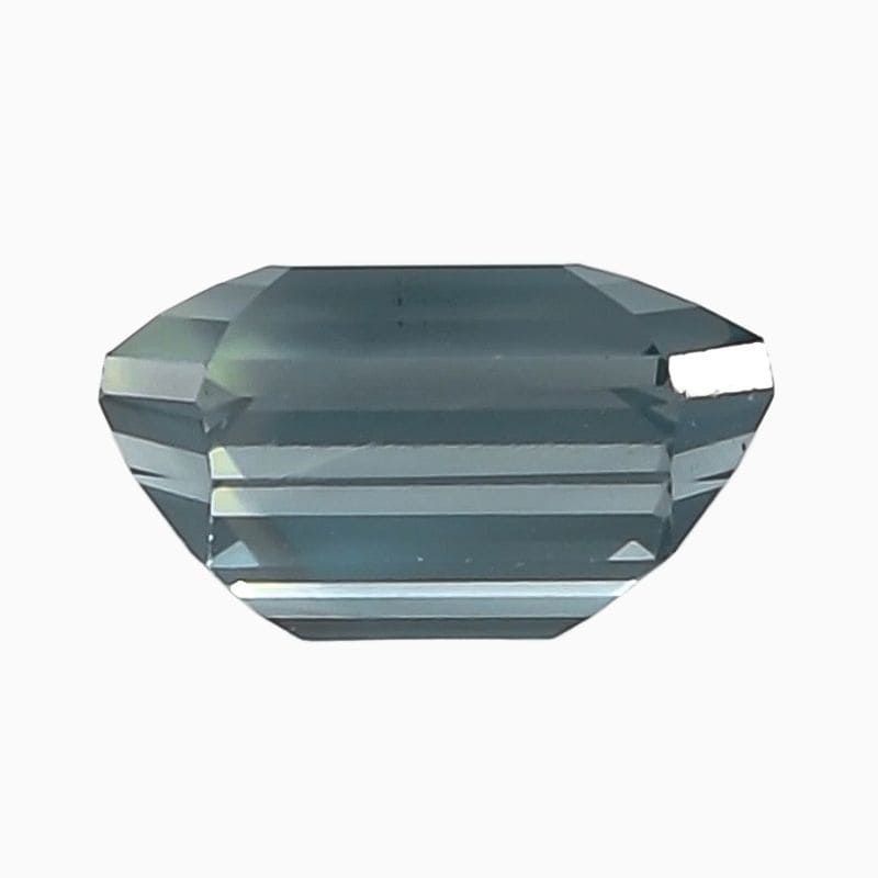 teal blue-green sapphire gemstone