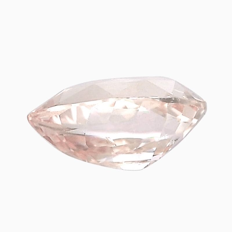 peach sapphire gemstone