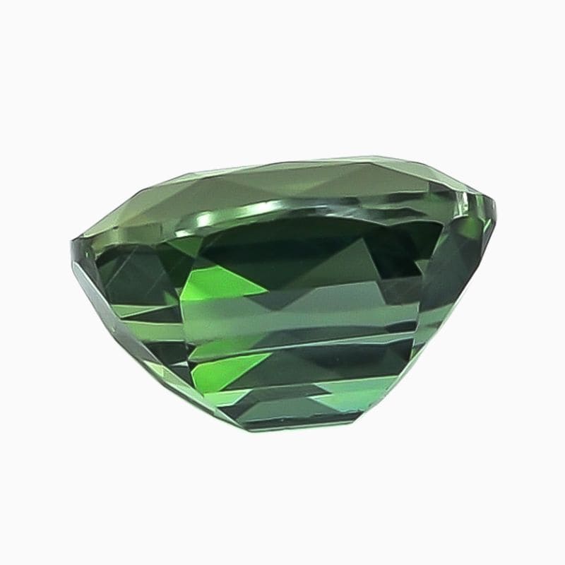 teal blue-green sapphire gemstone