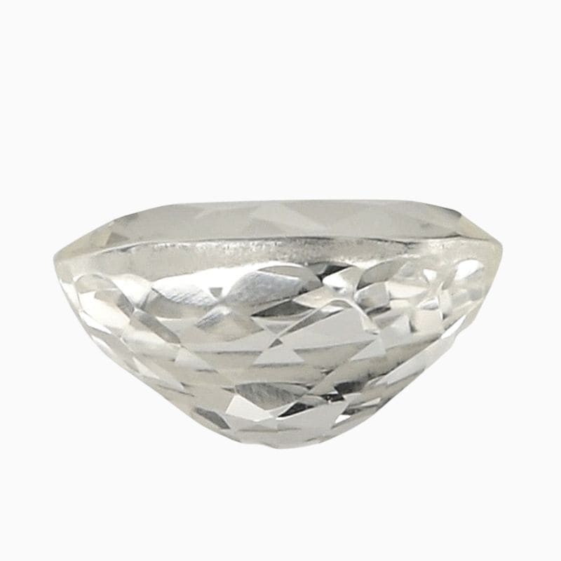 white sapphire gemstone