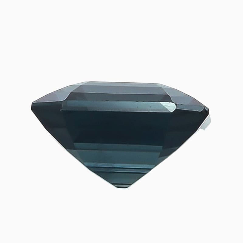 teal blue-green sapphire gemstone