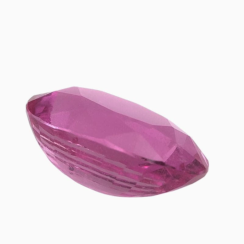 Natural pink sapphire gemstone