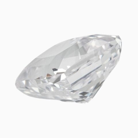Natural near colorless sapphire gemstone