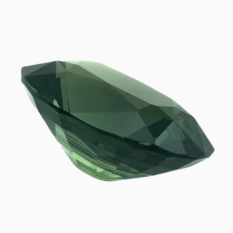 unheated bluish green sapphire gemstone