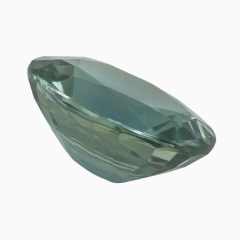 Natural greenish blue sapphire gemstone