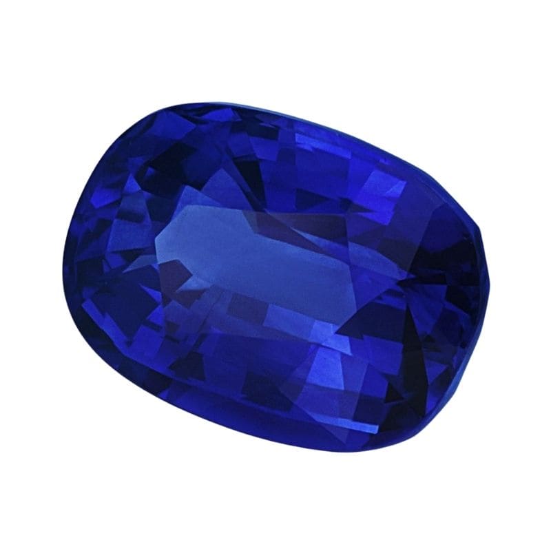 Natural heated blue sapphire gemstone