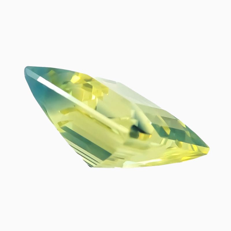 Natural fancy sapphire gemstone