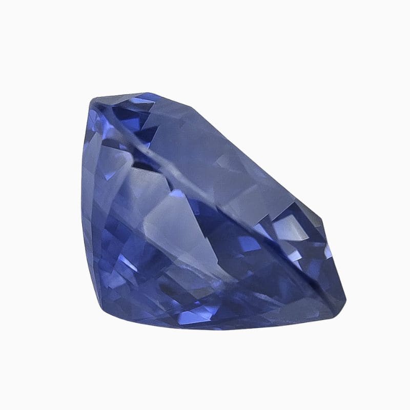 Natural blue sapphire gemstone