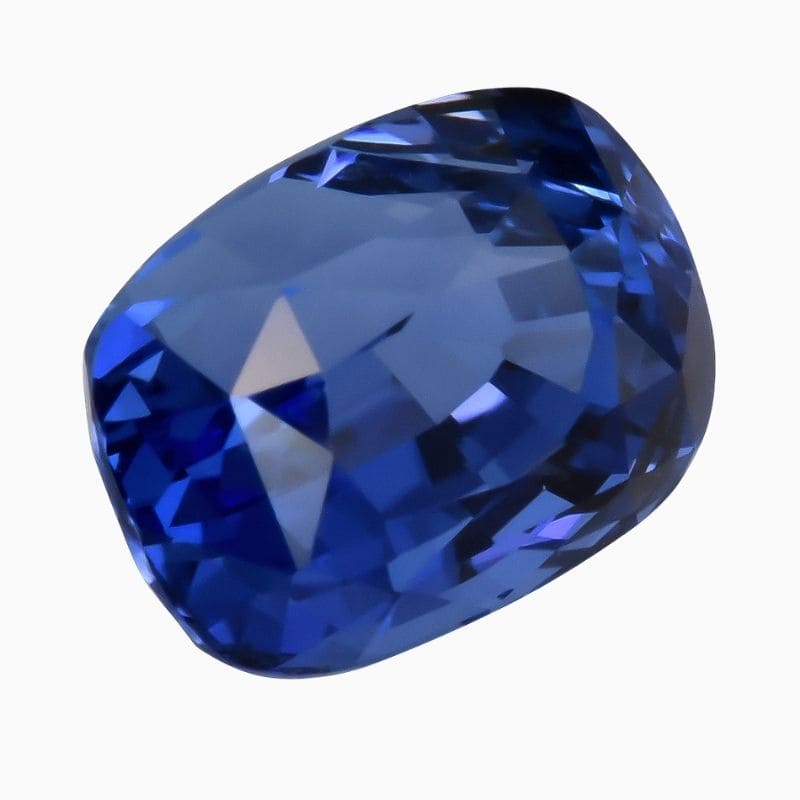 Natural heated blue sapphire gemstone