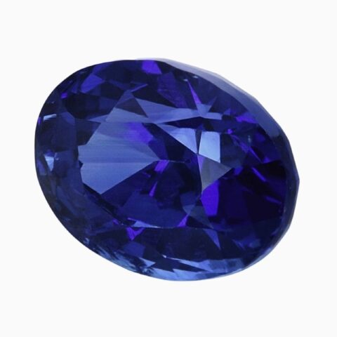 Natural heated blue sapphire gemstone