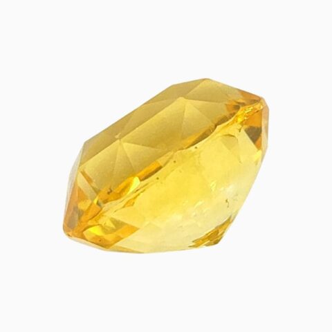 Natural yellow sapphire gemstone