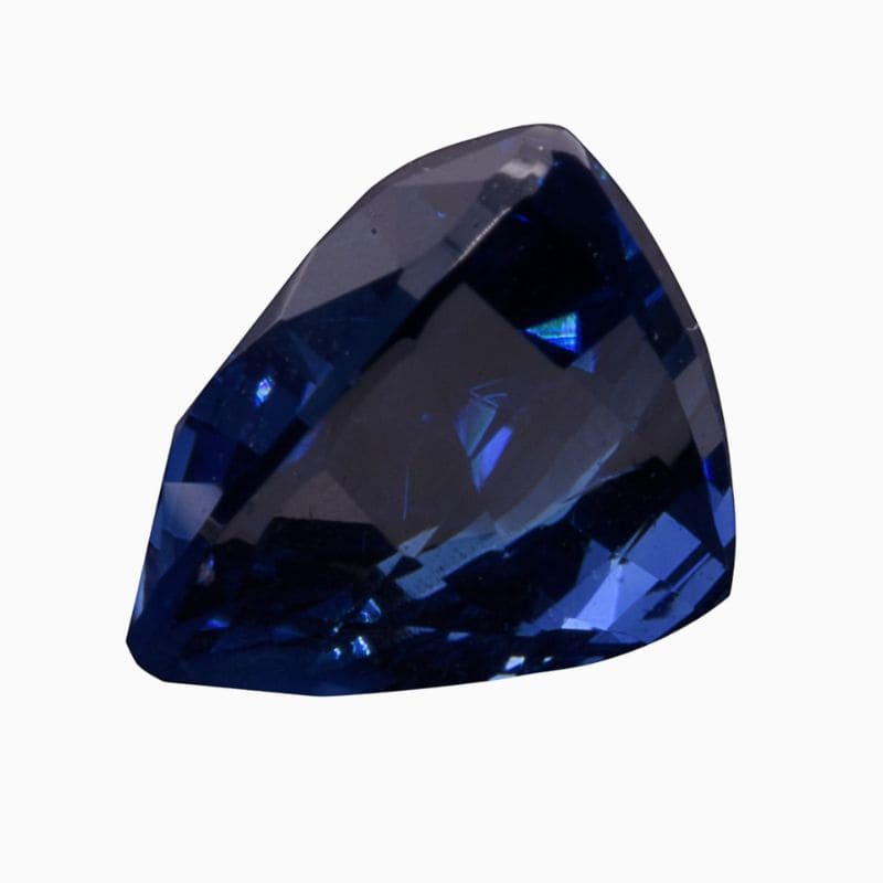 Natural blue sapphire gemstone