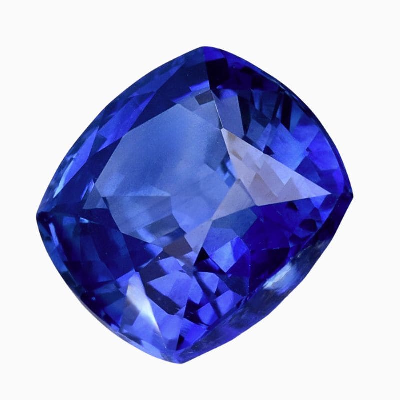 Natural blue sapphire gemstone