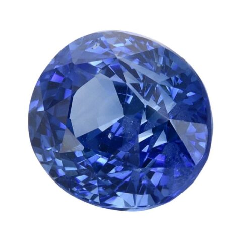 Natural heated blue sapphire gemstone