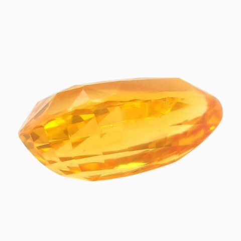 Natural yellow sapphire gemstone