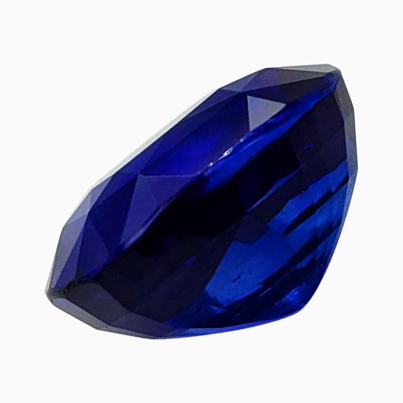 Natural blue sapphire gemstone