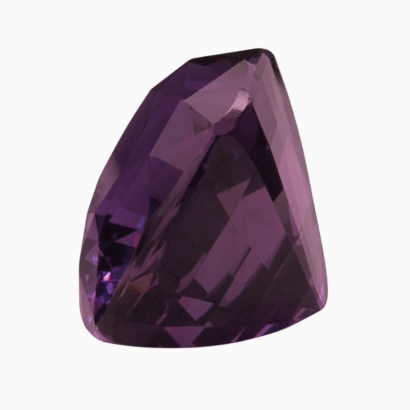 Natural reddish purple sapphire gemstone