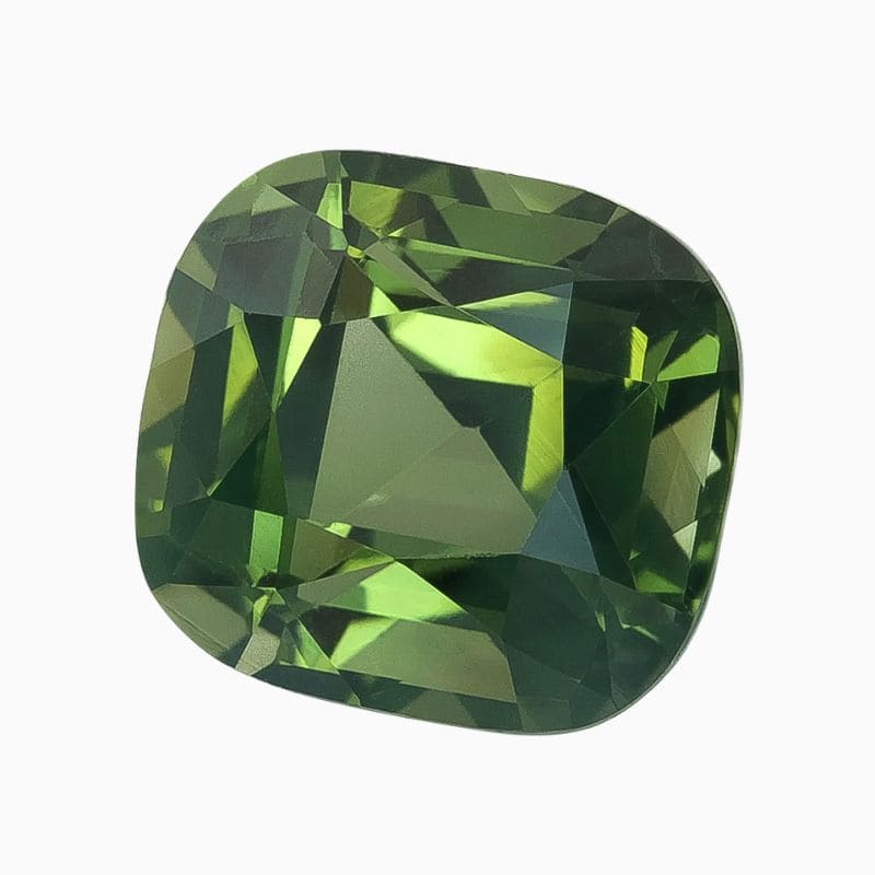 Natural unheated teal green sapphire gemstone