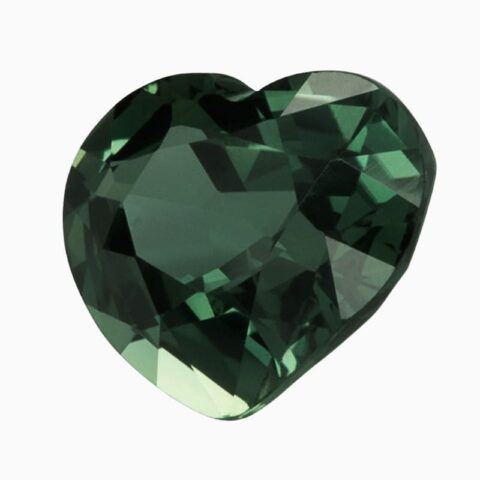 Natural unheated teal bluish green sapphire gemstone