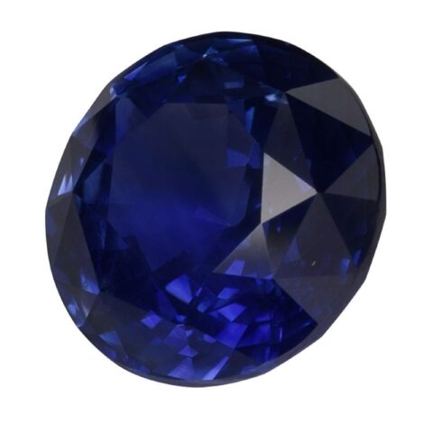 Natural heated sri lankan blue sapphire gemstone