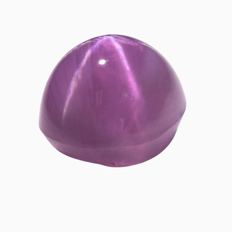 Natural purplish pink star sapphire gemstone