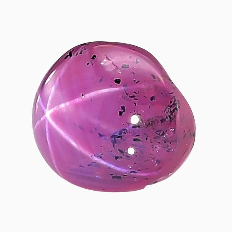 Natural star ruby