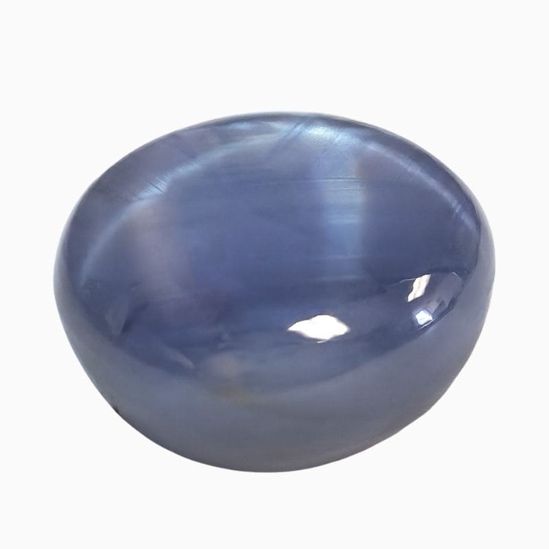 Natural blue star sapphire gemstone