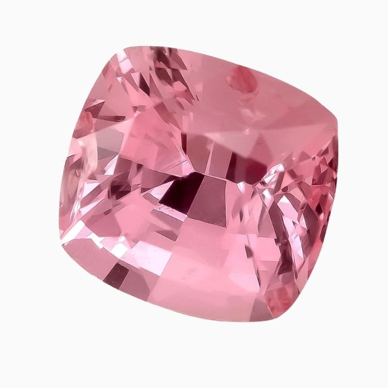 Natural pink spinel gemstone