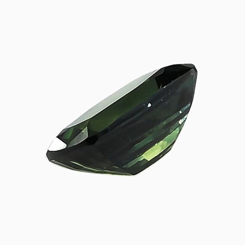 teal bluish green sapphire gemstone
