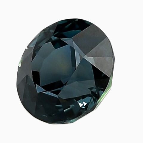 Natural unheated teal greenish blue sapphire gemstone