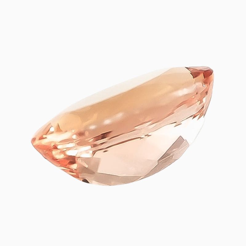 pink-orange imperial topaz gemstone