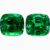 Natural fine gem tsavorite matching pair