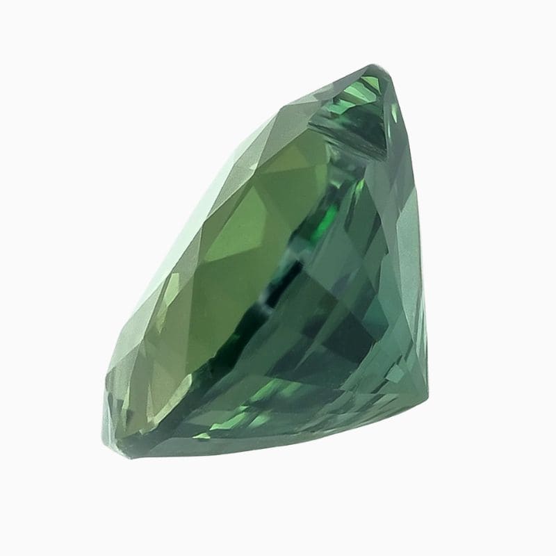 Natural unheated blue-green sapphire