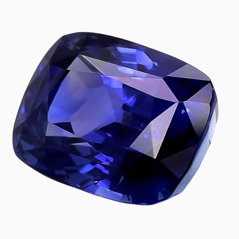Natural extremely rare unheated blue sapphire gemstone