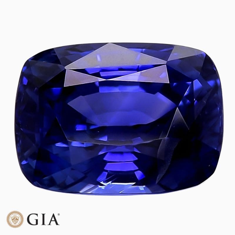 Natural extremely rare unheated blue sapphire gemstone