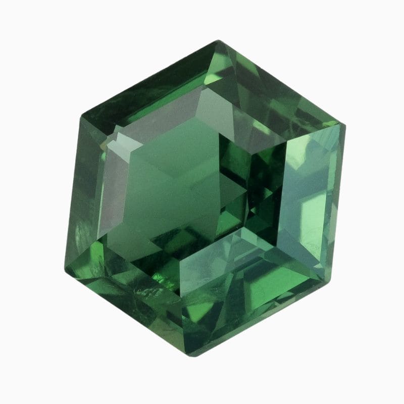Natural unheated bluish green sapphire gemstone