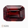 Natural red spinel gemstone
