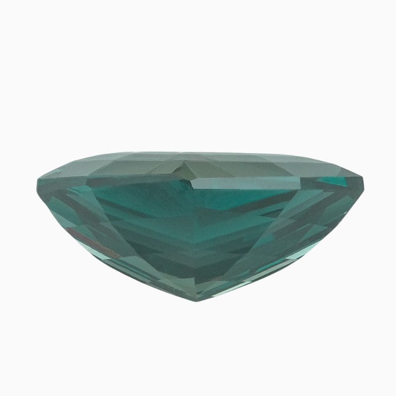 Natural unheated green-blue sapphire