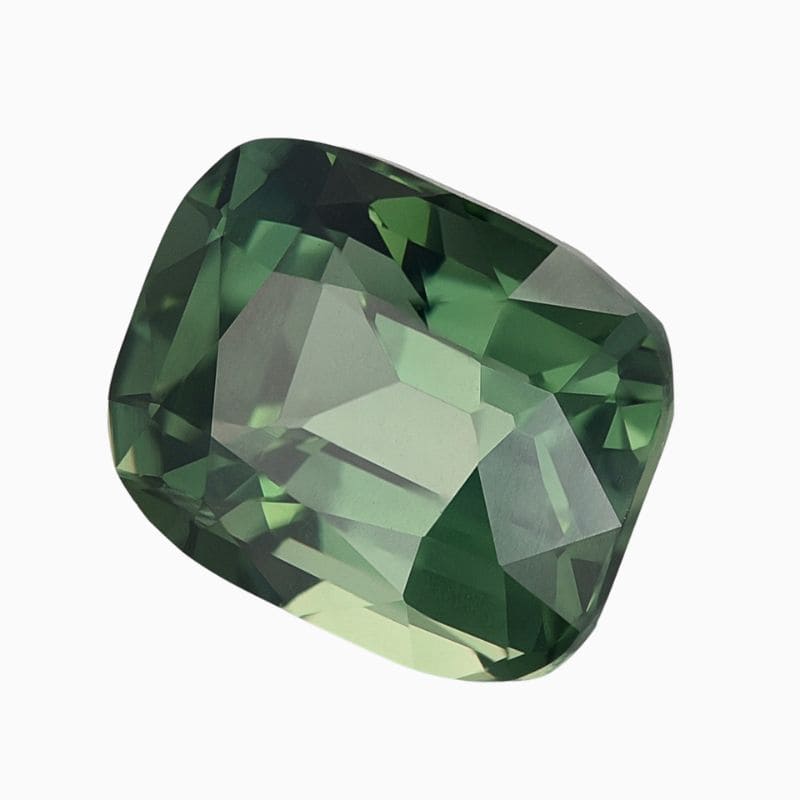 Natural unheated green sapphire gemstone