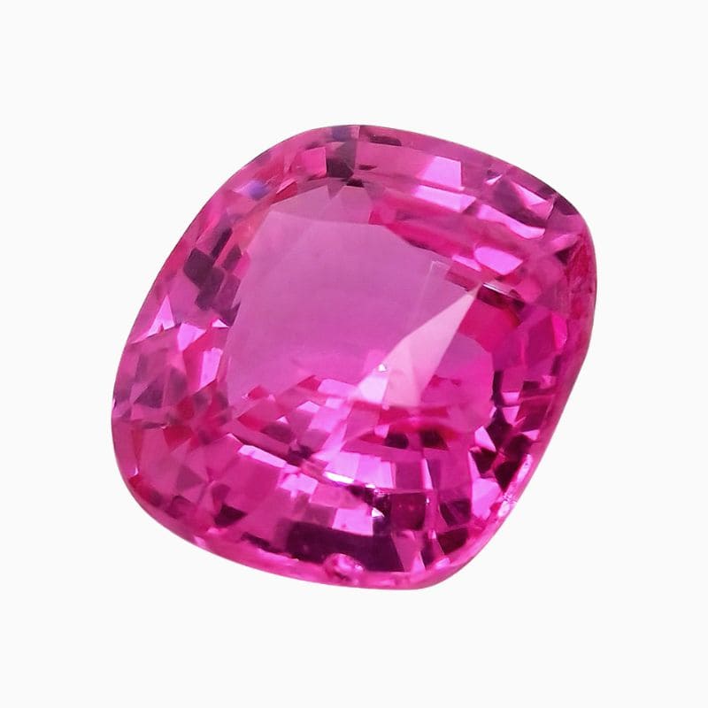 Natural unheated madagascar pink sapphire gemstone