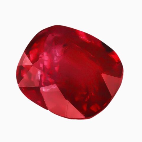 Natural unheated mozambique ruby gemstone