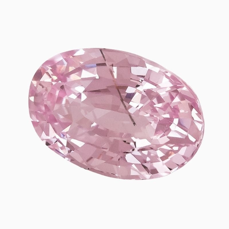 Natural unheated padparadscha sapphire gemstone
