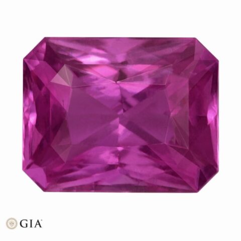 Natural unheated pink sapphire gemstone