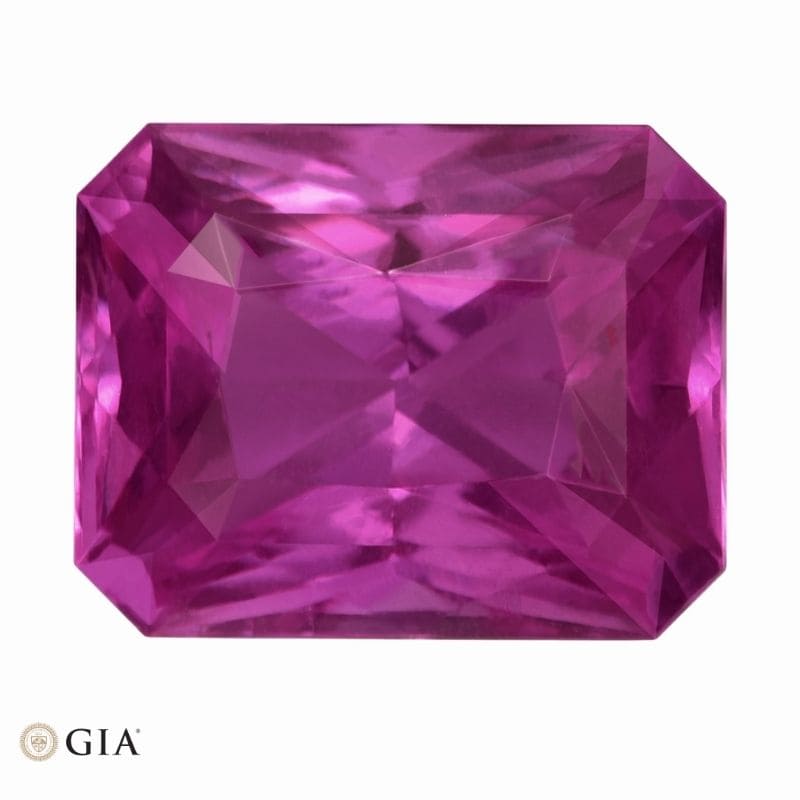 Natural unheated pink sapphire gemstone