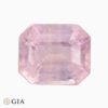 Natural unheated pink sapphire gemstone