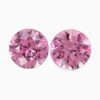 Natural unheated pink sapphire matching pair