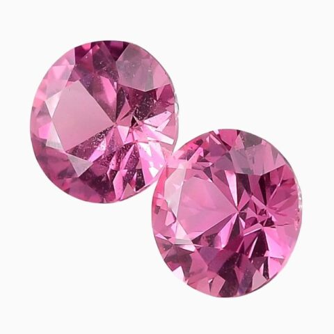 Natural unheated pink sapphire matching pair gemstone
