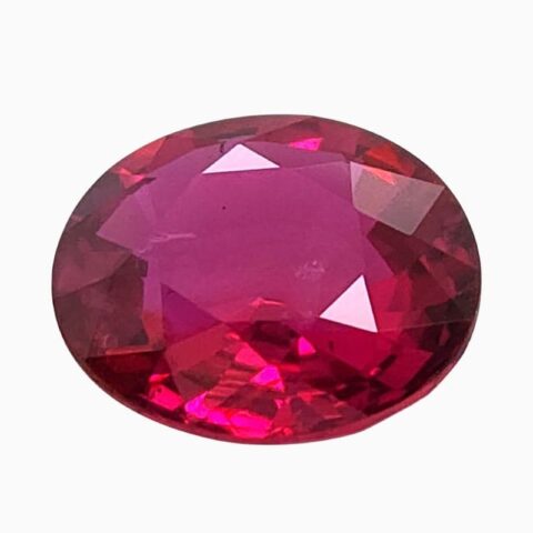 Natural unheated ruby