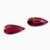 Natural unheated ruby pair